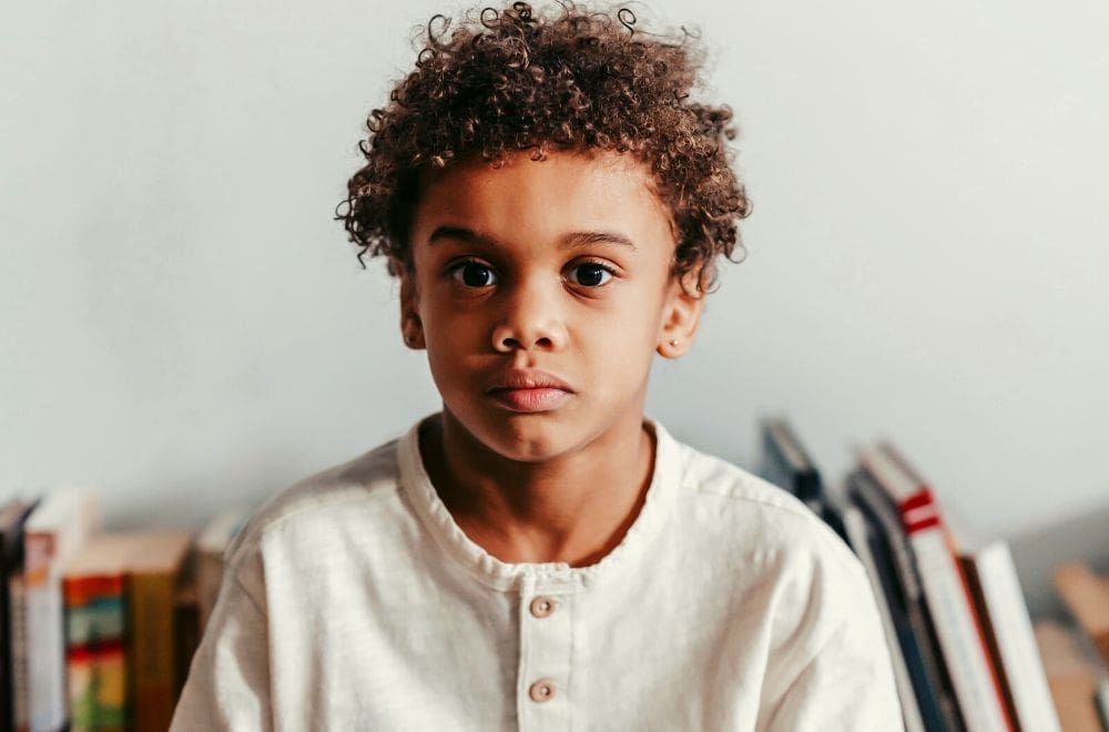 Boy in behaviour and response