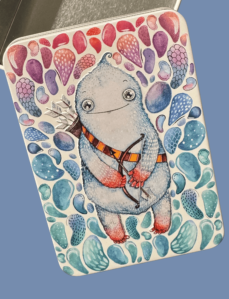 A Warrior Tin ... for your stickers, keyring, tattoos, treasure - anything!